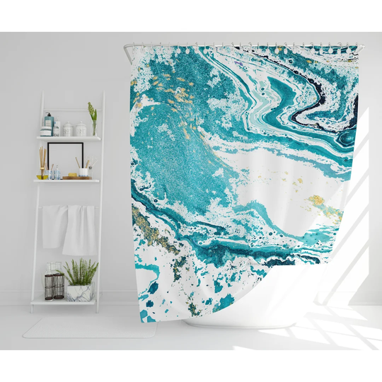 Louvenia Polyester Shower Curtain