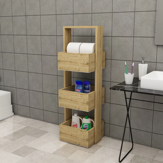 Mita Multi-Purpose Storage Cabinet Shelf - White