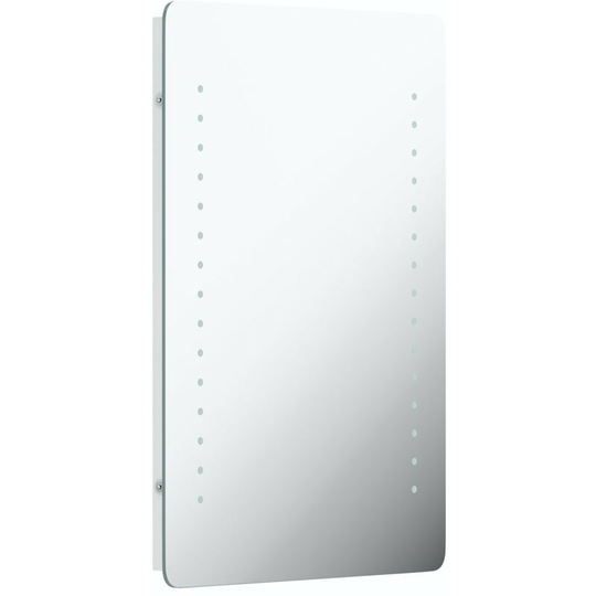 Cass led illuminated mirror 700 x 500mm with demister - Silver - Mode