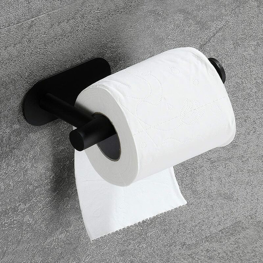 Self Adhesive Toilet Paper Holder Stand with Screws or 3M Self Adhesive for Horizontal or Vertical Placement Hanging Tower SUS304 Stainless Steel