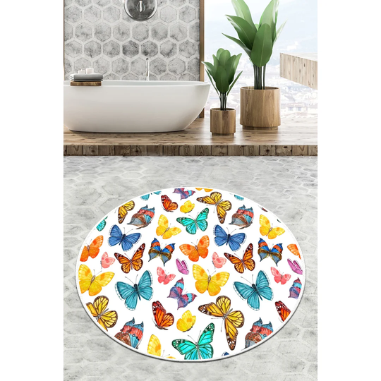 Asuka Circle Non-Slip Bath Mat