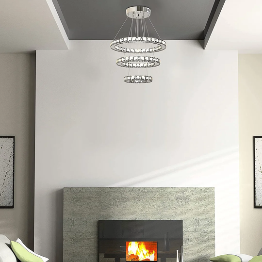 Olena 3-Light Unique LED Chandelier