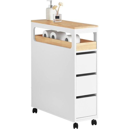 Bathroom Toilet Paper Roll Holder, BZR54-W - Sobuy