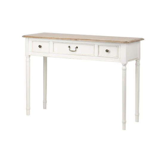 Flory 110Cm Solid Wood Console Table