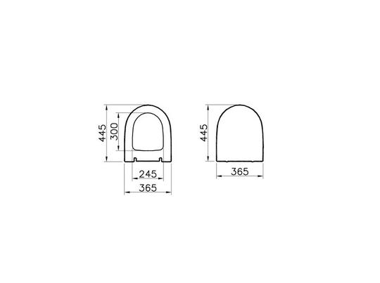 Savarese Elongated Standard Toilet Seat