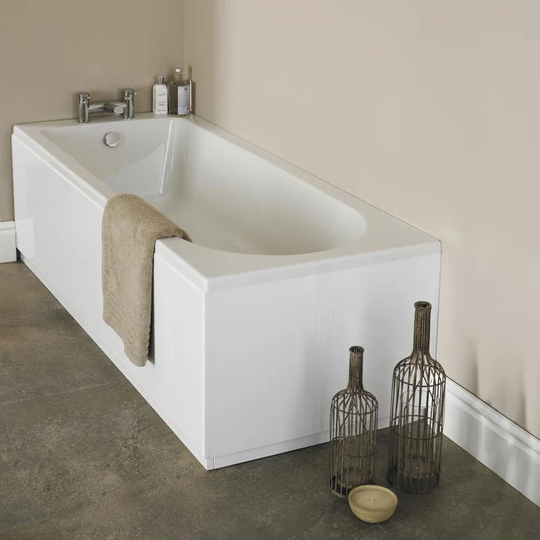 Barmby 180cm x 80cm Freestanding Whirlpool Bathtub