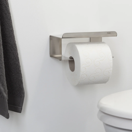 Colar Wall Mounted Toilet Roll Holder with Shelf