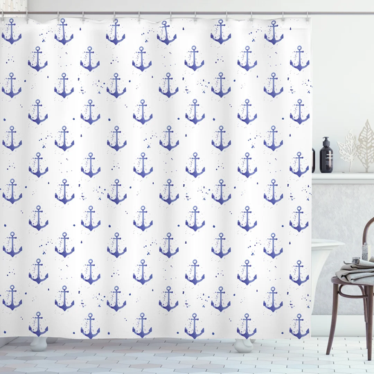 Besser 13 Piece Polyester Shower Curtain Set