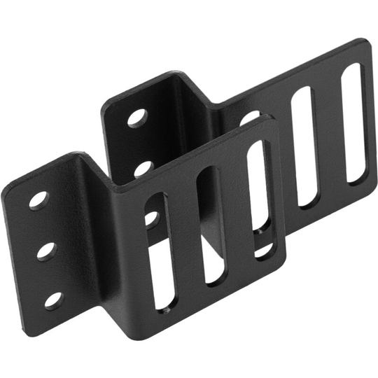 RackMatic - 19" rack mounting kit for vertical fixing in black transport cabinet