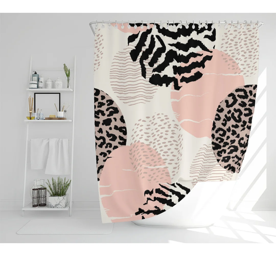 Quijano Polyester Shower Curtain Set