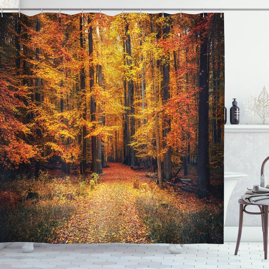 Bellay Polyester Shower Curtain Set