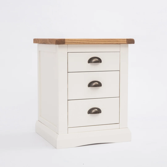 Dashiell 3 Drawer Bedside Table