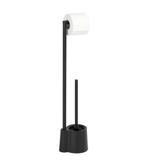 Avola Free-Standing Toilet Roll & Brush Holder