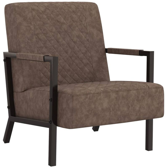 Vidaxl - Armchair Dark Brown Faux Leather Brown