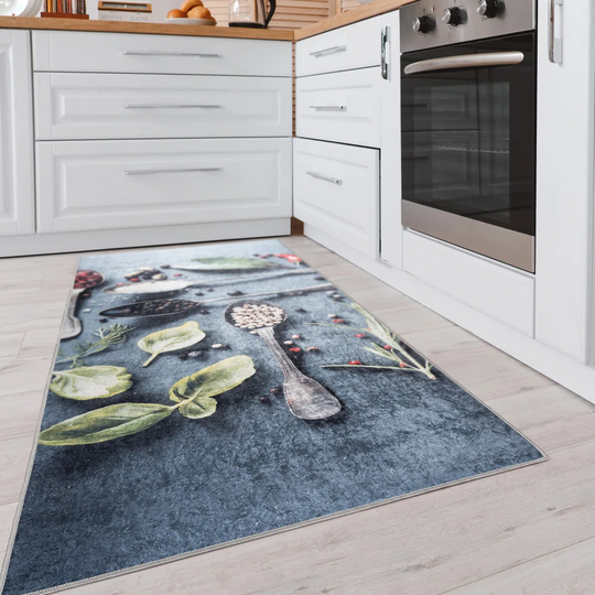 Flatweave Grey/Brown Rug