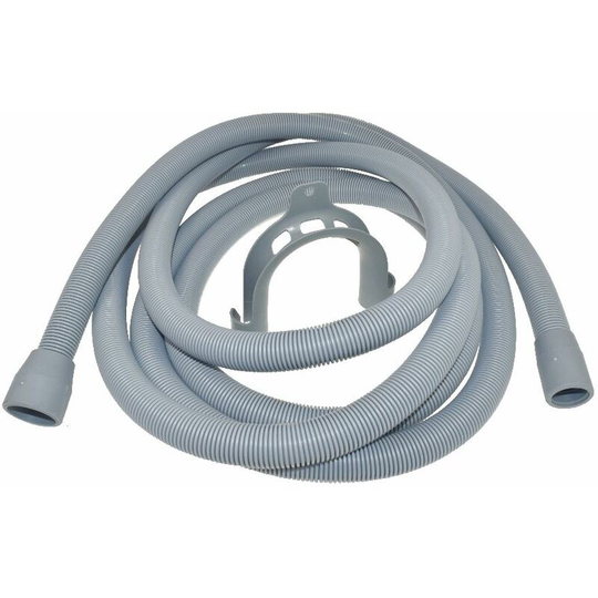 Universal Dishwasher Washing Machine Outlet Drain Hose and Hook 4 Meter Length 22-29mm