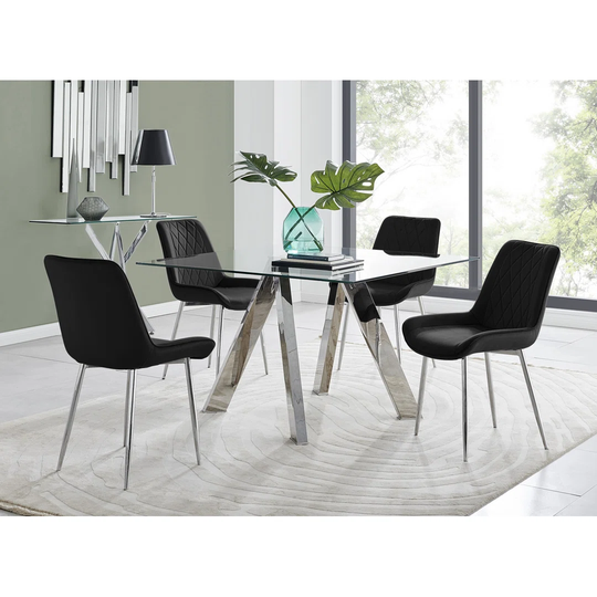 Wasilla 4 - Person Dining Set