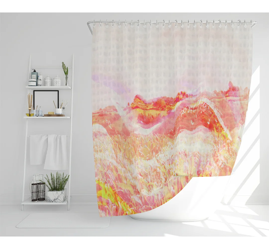 Dimostenis Polyester Shower Curtain Set