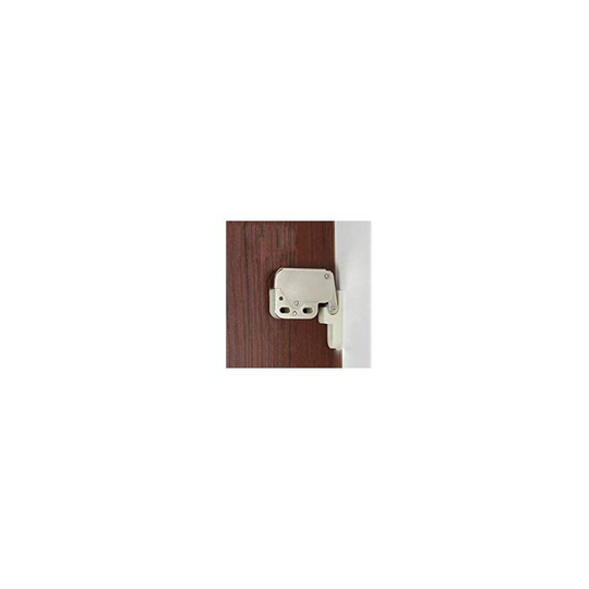 Morejieka - 4 Pack Automatic Push-In Touch Lock Spring Loaded System Mini Tip Latch Security Lock for Cabinet Door Furniture
