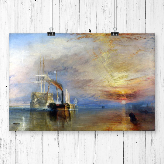 'The Fighting Temeraire' by J.M.W. Turner Printing Print