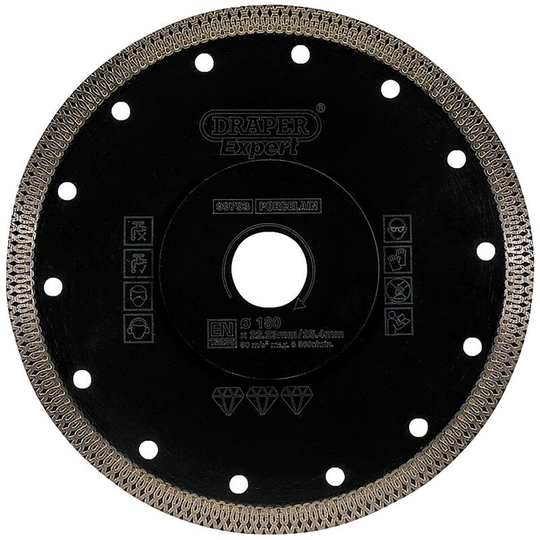 Draper 99793 - Turbo-X Porcelain Diamond Blade (180mm)