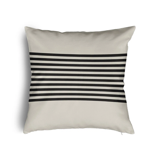 Gabrielly Striped Square Scatter Cushion with Filling