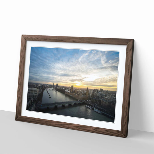 Big Ben Houses of Parliament London Skyline Framed Photographic Print