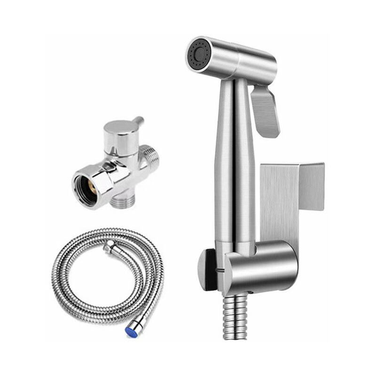 Toiletry spray gun for bidet (pistol + hook + hose)