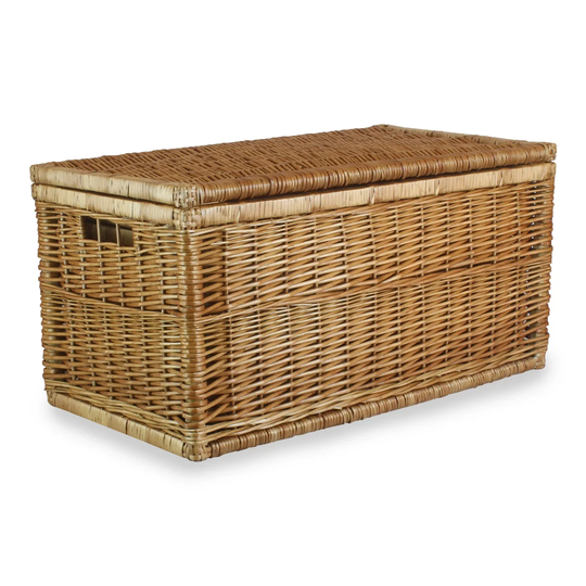 Nikhil Wicker Light Steamed Storage Trunk