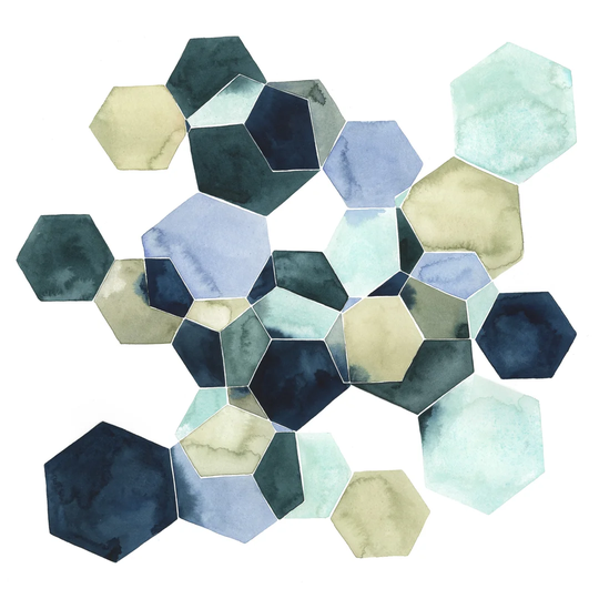 Crystallize I By Grace Popp - Wrapped Canvas Painting Print