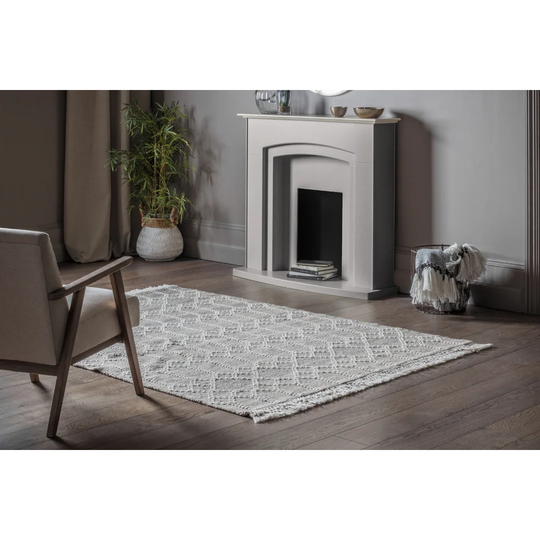 Barbera Wool and Cotton Beige Rug