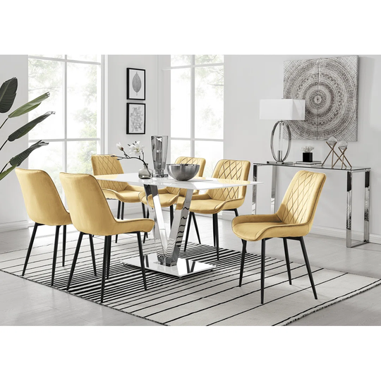 Veyo 6 - Person Dining Set