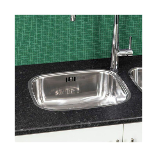 Reginox - Comfort Single Bowl Kitchen Sink Stainless Steel Basket Strainer Waste