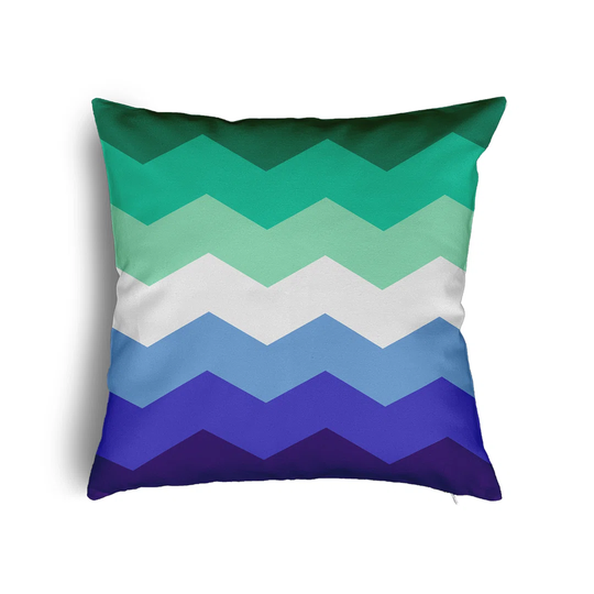 Fridlund Chevron Square Scatter Cushion with Filling