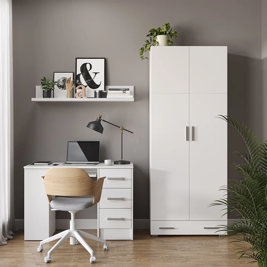 Frank 2 - Door 1 - Drawer 2 - Shelf Storage Cabinet