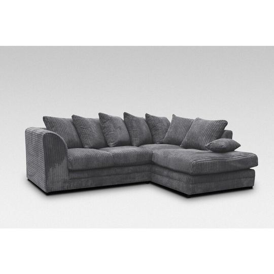 Darcey Right Hand Facing Corner Sofa - Grey