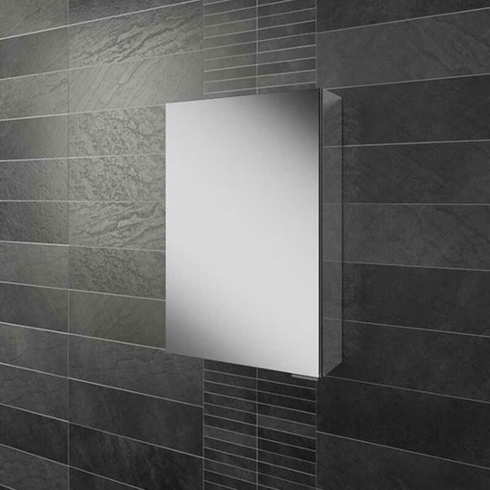 Eris 40 Aluminium Bathroom Cabinet 600mm h x 400mm w x 130mm d - HIB