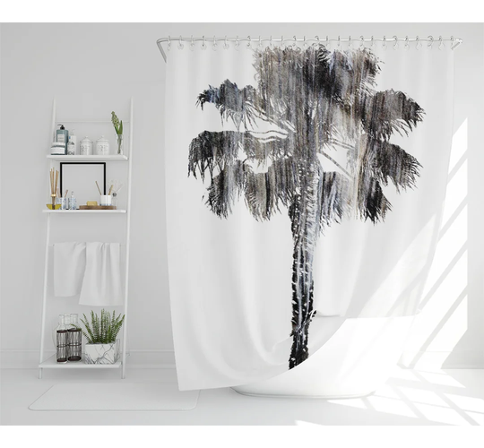Asmara Polyester Shower Curtain Set