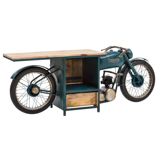 Shellie 216Cm Single Bathroom Vanity Base Only in Brown/Teal
