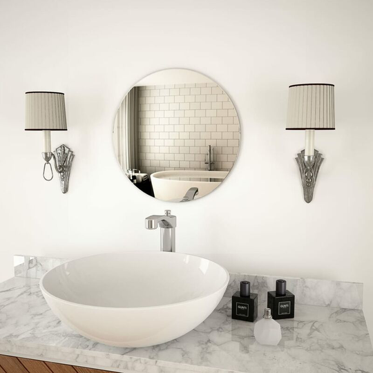 Topdeal Wall Mirror 40 cm Round Glass VDTD11651