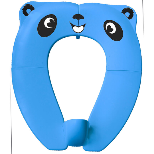 New] Baby Foldable Toilet Reducer child seat reducer toilet travel folding travel potty seat for children baby, Blue