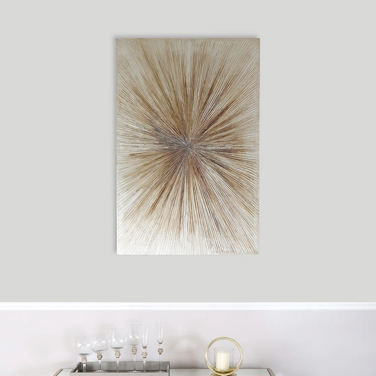 Starburst - Wrapped Canvas Graphic Art Print