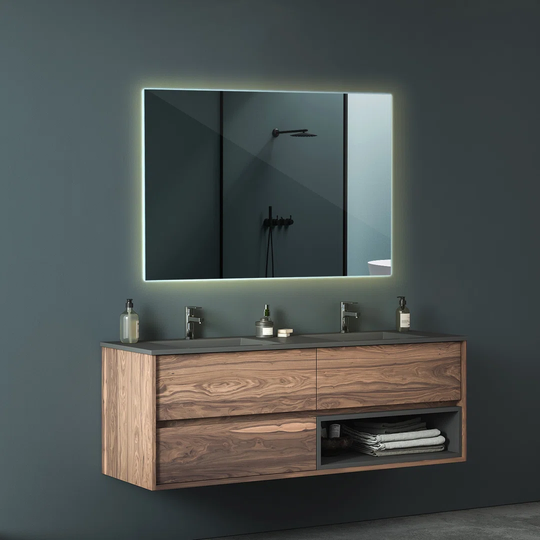 Hillerod Lighted Wall Mounted Bathroom Mirror