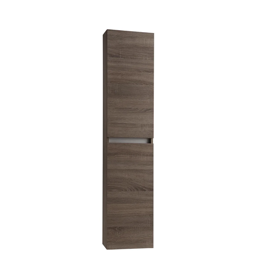 Tuvalu 35 x 160cm Wall Mounted Tall Bathroom Cabinet