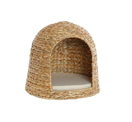 Boxrah Hooded Dog Bed Beige