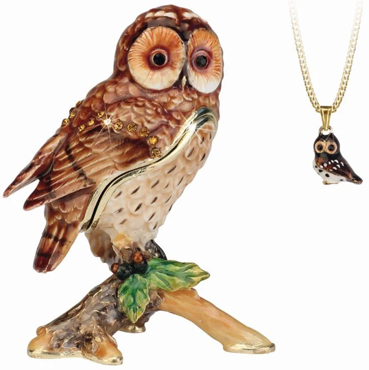 Tawny Owl Trinkets Figurine