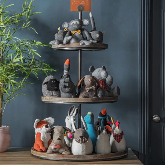Juan Penguin Fabric Weighted Floor Stop