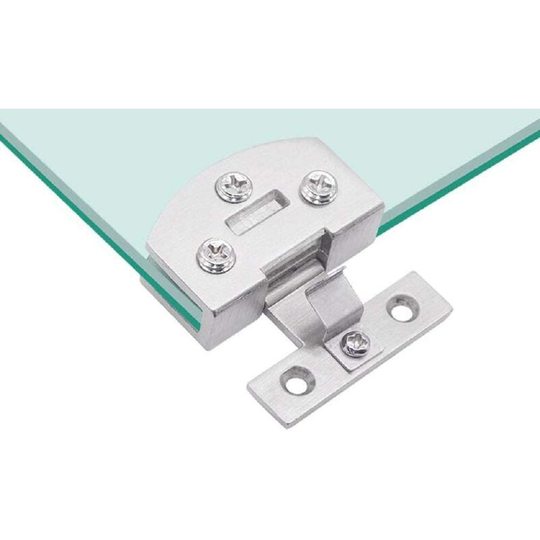 1 pair of glass door hinge cabinet display cabinet wine cabinet clip door hinge spare parts