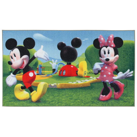 ABC Teppich Mickey Mouse Clubhouse Grün/Blau 100 x 170 cm
