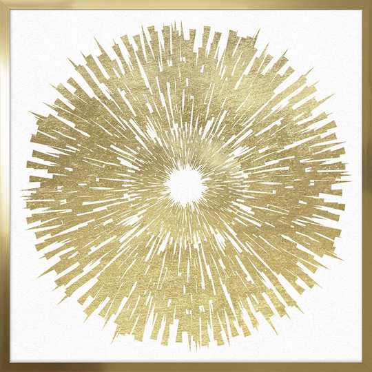 Golden Eye - White - Picture Frame Graphic Art